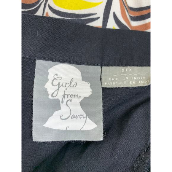 Anthropologie Girls from Savoy Retro 50s Summer Halter Dress Rockabilly PinUp - Picture 11 of 13